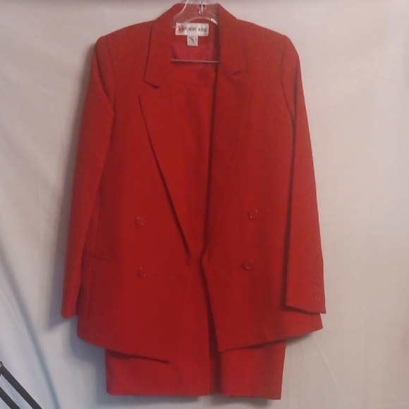 Peabody House Jackets & Blazers - Peabody House Red Women's Blazer Size 7/8